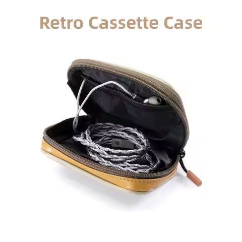 DDHIFI CZ120 Retro Cassette-Style Earphones Storage Case with Compact and Portable Design