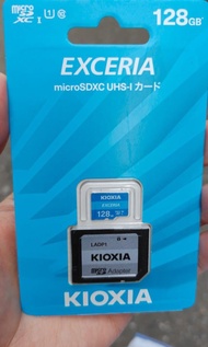 前東芝品牌KIOXIA EXCERIA microSD 記憶卡 含SD轉接器 (128GB)