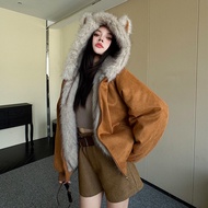 Seat Mountain Carving Jacket Women's Cotton-padded Jacket clesnfit High-End Thickened Cotton-padded 