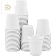 White Paper Cups, Small Disposable Bathroom, Espresso, Mouthwash Cups Dispenser, Disposable Cups, (1
