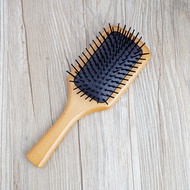 AVEDA Wooden Comb Brush Massage Scalp Brush Detangling Hair Comb Anti-static Hairbrush Aveda气垫按摩木梳