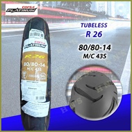 ⭐ ◙ ▥ CORSA R26 Platinum RIM 14 Tubeless Tires ( 80/80-14 , 100/80-14 , 110/80-14 , 140/70-14 )