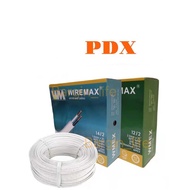 PER BOX(75 METER)! WIREMAX brand Pdx / Loomex Wire / Duplex Solid Wire  14/2 12/2