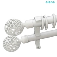 ALENE Curtain Rods Head Durable Decorative Round Hollow Out Iron Curtain Accessories