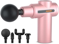 Mini Massage Gun, Pocket-Sized Deep Tissue Massager Gun, Portable Percussion Muscle Massager Gun, Ultra Small &amp; Quiet Muscle Massage Gun, USB Charging- for Home Gym Outdoors (Pink)
