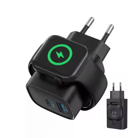Multi-function 3 in 1 Watch Wireless Charger Adapter for Apple Watch 10 9 8 Samsung Fast Charging Po