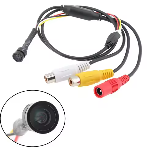 CCTV 1/3 CCD 1000TVL 1.8mm 150degreee Wider Angle Lens Mini HD Security Surveillance Camera Pipe Cam