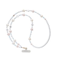 Casetify สร้อยคอโทรศัพท์พร้อมสายคล้องโทรศัพท์ Apple 15/16Promax Samsung S25U Huawei P70 โซ่สั้นทำจาก