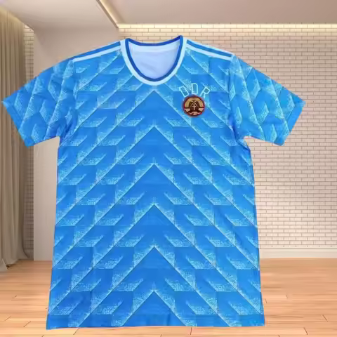 East Germany National Football Team 1988 Away Soccer Jersey Football Jersey