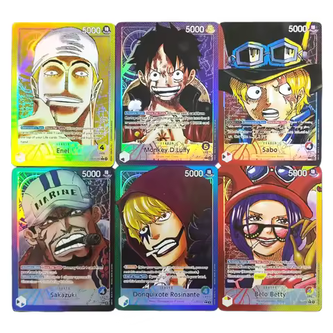 Diy One Piece Card Game Sabo Sakazuki Betty Luffy Enel OP05-001 OP05-041 OP05-002 OP05-098 English C