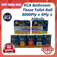 KCA Toilet paper Bathroom Tissue (8000ply X 4Ply X 20 Rolls ) Premium Toilet Paper KCA Hot