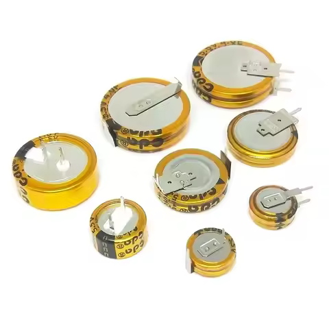 10pcs 5.5V Capacitor 0.022F 0.047F 0.1F 0.22F 0.33F 0.47F 1F 1.5F 4.0F 5.0F Button type Farrah Super