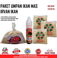 Satu paket umpan ikan mas Irvan Ikan Chanel siap racik