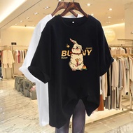 SH063 Black T-shirt loose design women shirt loose shirt for women