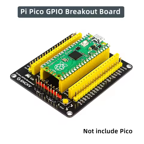 Raspberry Pi Pico Expansion Board GPIO Breakout Extension Adapter Onboard Male and Female Pins for R