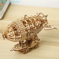 STELLARG 3D Wooden Puzzle, Wooden Construction Mechanical Design Airship Model, Toy Construction 3D 