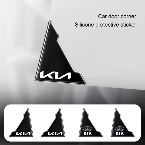 4Pcs Car Door Corner Protective Cover Anti-collision Stickers For KIA K9 Sportage Niro K5 Carnival E