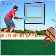 Eigell Paddle Game with Net All in 1 Pickleball Kit Fun Sport Games Beach Frame 59.06x90.55" Backyar