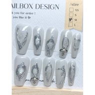 (Real photo) Pre-designed Nailbox code D07