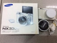 [保固一年 []高雄明豐] Samsung NX3300 +16-50mm 單鏡組 白色 公司貨 便宜賣