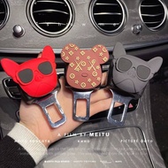 Cartoon Safety Belt Bayonet Co-Pilot Car Safety Belt Extended Buckle Fixed Lock Stopper Connector Pl