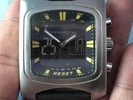 舊倉底 UNUSED CHRONOSTAR BY SECTOR 時針 液晶 雙顯示 Multifunction Digital 多功能 手錶 37MM