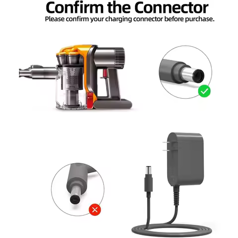 24V/17V Charger Fit for Dyson DC44 DC35 DC34 DC31 DC30 DC56 DC45 Vacuum Cleaner Power Charging Adapt