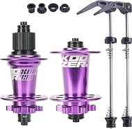 BestParts XM490 PRO MTB Hub 32 Holes/72HD 6 Bolts Disc Brake, 15x110mm Boost Front hub with 12x148mm