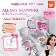 [Live Extra]Glad2Glow Perfect Glow Cover Cushion Foundation Full Coverage Glowing Finish Glass Makeu