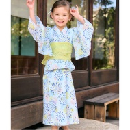 日本 apres les cours - [限量]可當洋裝二件式純棉浴衣-煙火-水藍