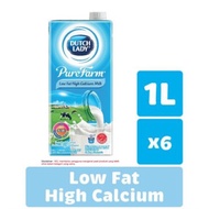 Dutch Lady Purefarm Uht Milk - Low Fat (1L x 6)