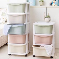 Five-Drawer Cabinet Plastic Storage Cabinet Bathroom Plastic Bedside Gap Organizer Drawer Bedroom St