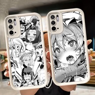 Soft Casing for Xiaomi Redmi Note 10T 10s 10 11 SE 11T 11s Pro 5G White Q111 Comics Ahegao
