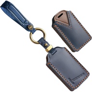 Leather Smart Keyless Remote Car Key Fob Case Compatible With EX30 EX40 ES90 EM90 Elektroauto 2023 2