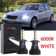 For Mercedes Benz W211 W210 W124 W212 W204 W203 W205 W220 W221 head light lamp LED headlight 6000K bulbs halogen replace kit