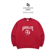 ADLV [acme de la vie] เสื้อแขนยาว รุ่น AE Logo Symbol Sweatshirt Red (50053SAESWU_S4REXX)