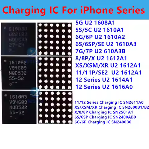 3-10pcs U2 USB Charging ic 1610A1 1610A2 1610A3 610A3B 1612A1 1614A1 1616A0 1618A0 SN2611A0 SN2600B1