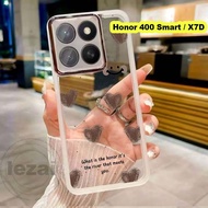 Casing Honor 400 Smart 5G Case Honor X7D X7 d Casing Soft Shockproof Carton Clear Back Cover