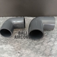 L Connection Keni/ Knee/ L/ Elbow Fitting PVC Pipe 1/2" - 3/ 4" - 1" In