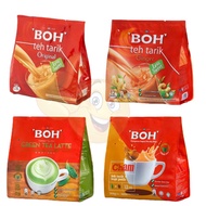 BOH teh tarik original/ginger/green tea latte/cham