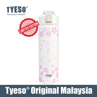TYESO Sakura Limited Edition Tumbler 600ml/750ml Custom Name Custom Logo Termos Botol Air Straw Lemb