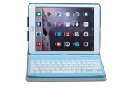 For iPad mini  360 Degree Rotating Cover with Removable Plastic Wireless Bluetooth Keyboard