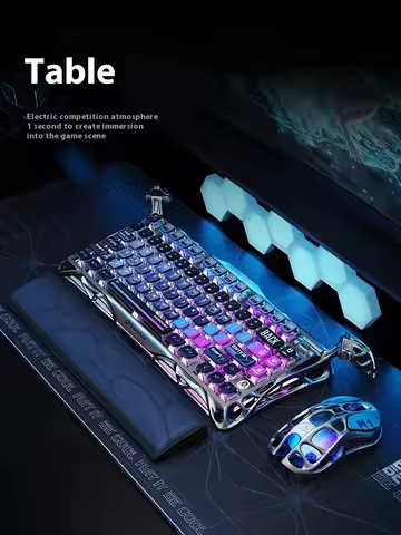 Gravastar Mercury K1 Mechanical Gaming Keyboard Aluminium Alloy 3Mode RGB E-sports 75% Wireless Gami