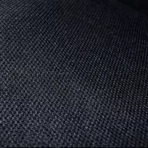 Black JERSEY Pineapple Racing Car Seat Interior Fabric RECARO BRIDE SPC 39" x63"