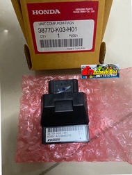 กล่องไฟเวฟ110iแท้ศูนย์ปี2014-2016รหัส38770-K03-H01 (ระบบไฟไม่รับเคลมทุกกรณี)