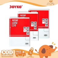 Joyko Loose Leaf B5 (Blank, Grid & Dotted) 50 Sheets Binder Refill Paper B5 Paper Refill