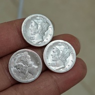 American 10 US Dollars Silver Coins 1916 Years Mercury Mercury Goods Year Dollars Coins Coins.Unit P
