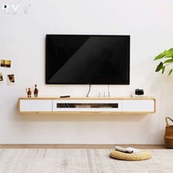 RLY Wall Mounted TV Cabinet Simplicity Living Room Small Unit TV Cabinet Console Minimalist Wall Suspended Narrow Style