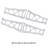 4-Pack Front & Rear Aluminum Suspension Arms for Traxxas 1/10 Slash 4x4 Upgrades Compatible with Sta