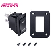 APRTY Dual Reset CAR Rocker Switch Forward/Reverse Rocker Switch 4-pin DPDT On-Off-On